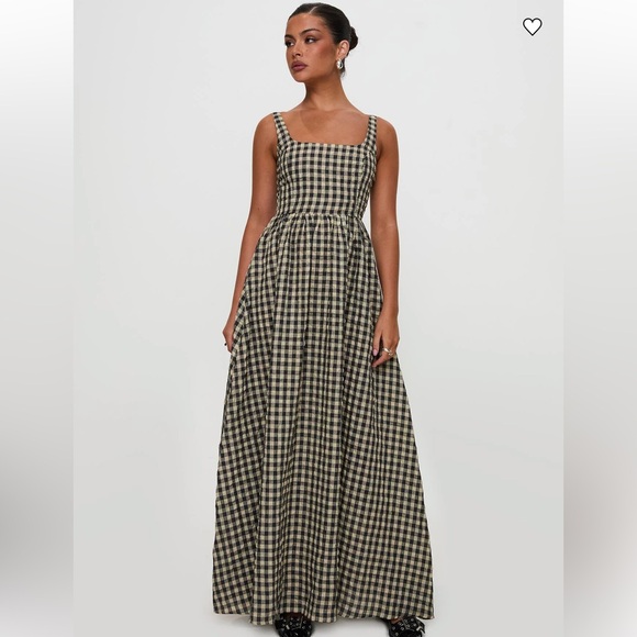 Princess Polly Black and White Gingham Maxi Dress - Picture 5 of 9